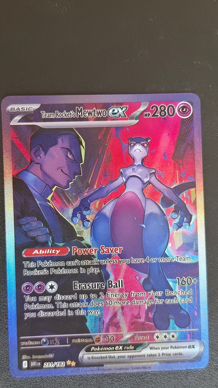 Pokémon Carte collezionabili: Team Rocket's Mewtwo EX DRI 231/182 Englisch – Nuovo (secondo la descrizione) da Bern venduto da Ponzu722