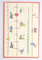 VINTAGE GLOBI JAHRES KALENDER  - Globi Verlag