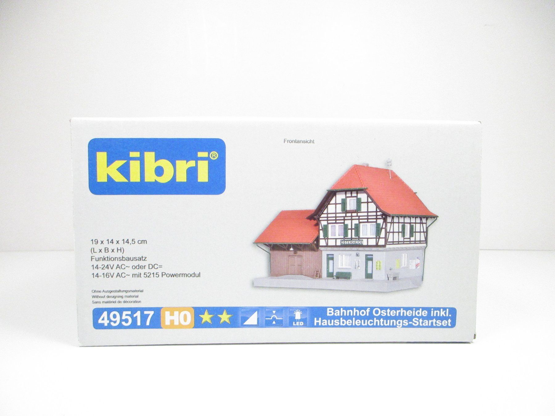 Kibri Modelleisenbahnen: Kibri H0 49517 Bahnhof Osterheide – Neu und originalverpackt aus Olten von Heinrich875 2