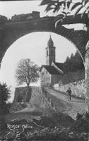 Ronco sopra Ascona TI Motivo chiesa campanile foto Pancaldi