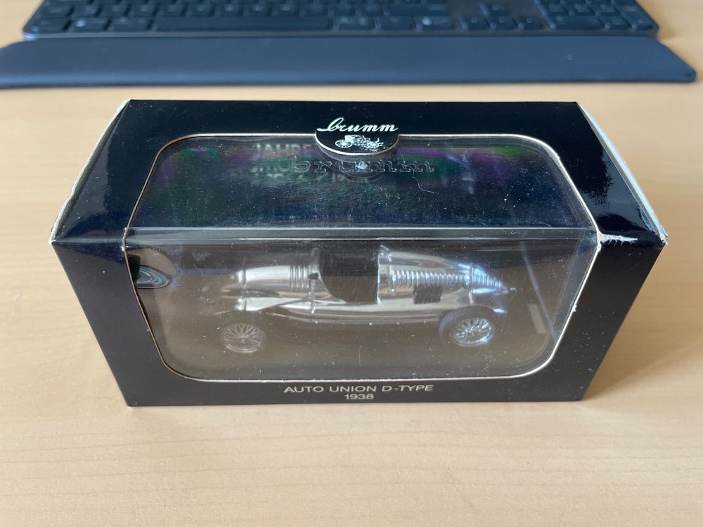 BruMM Auto-Union D-type 1938 argentée 1/43 edition limitée 100 Jahre