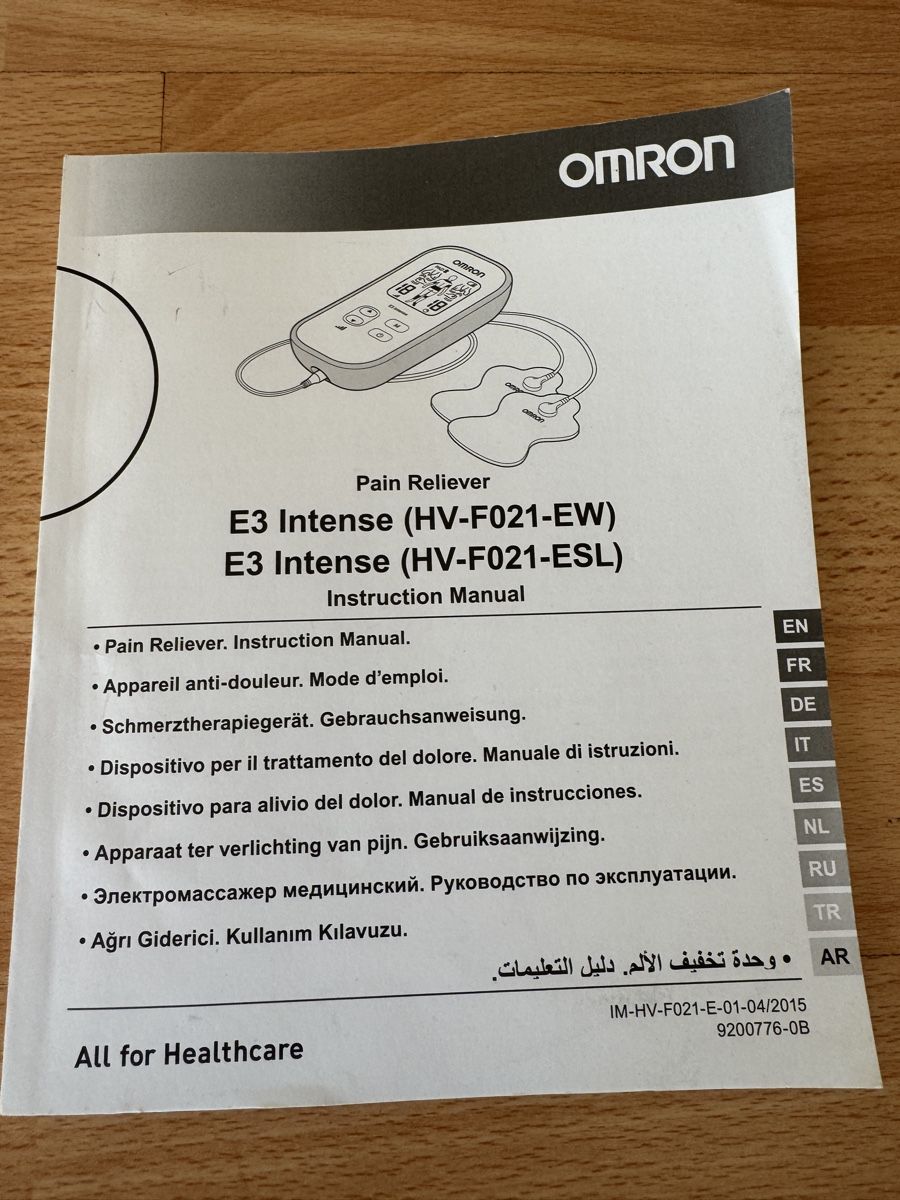 Omron Attrezzature mediche: Schmerztherapiegerät Omron E3 Intense – Usato da Zürich venduto da pilatus777 4