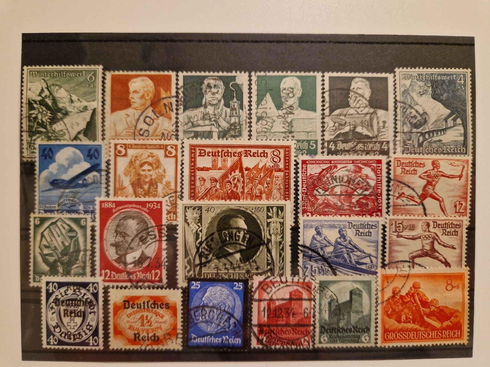 Alle Briefmarken: Deutsches Reich Briefmarken – Gebraucht aus St. Gallen von Enrico_SG