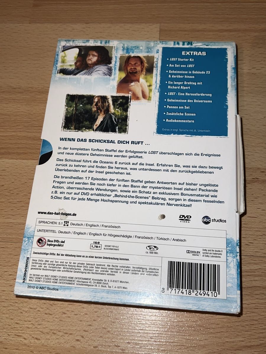 Tutti i DVDs: LOST DVD 5. Staffel – Usato da Basel venduto da Barbieee 1
