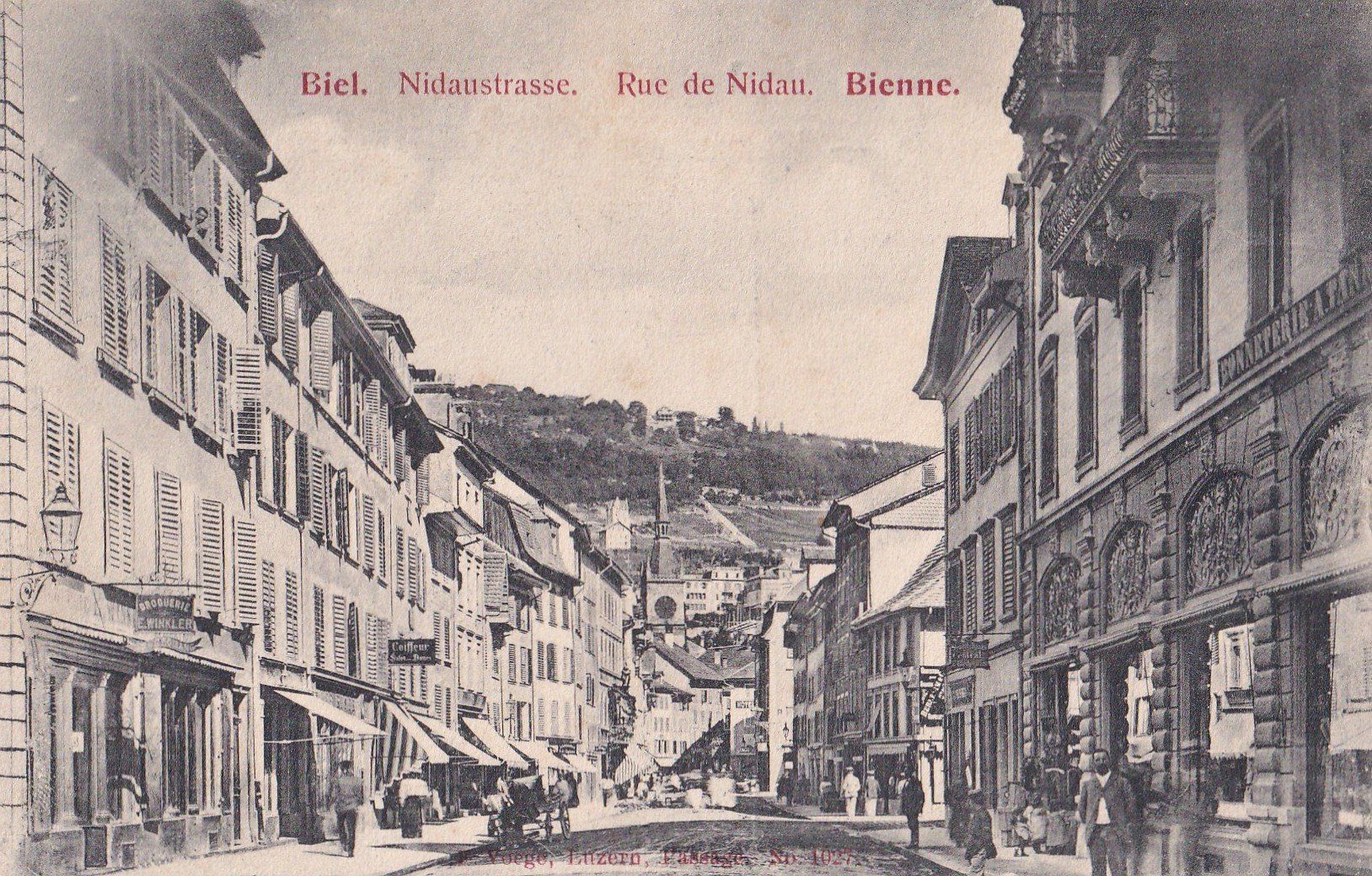 Cartoline postali: Biel Nidaustrasse – Usato da Olten venduto da clotaldi