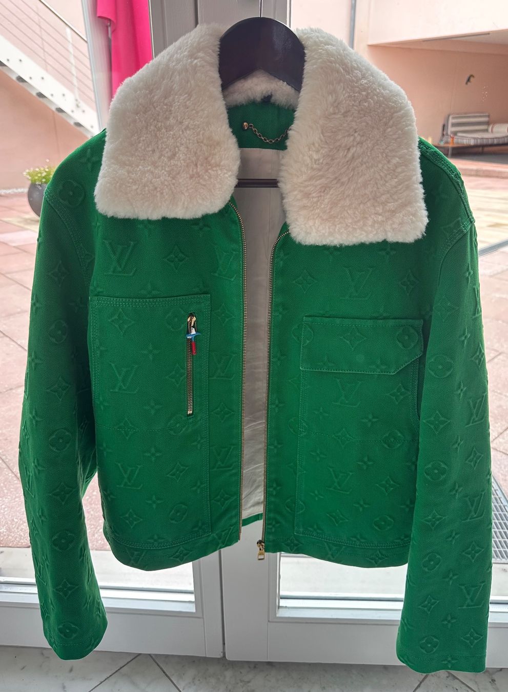 Louis Vuitton Giacche: Louis Vuitton Monogram Workwear Denim Jacket Green – Nuovo (secondo la descrizione) da Horw venduto da tuoniluo