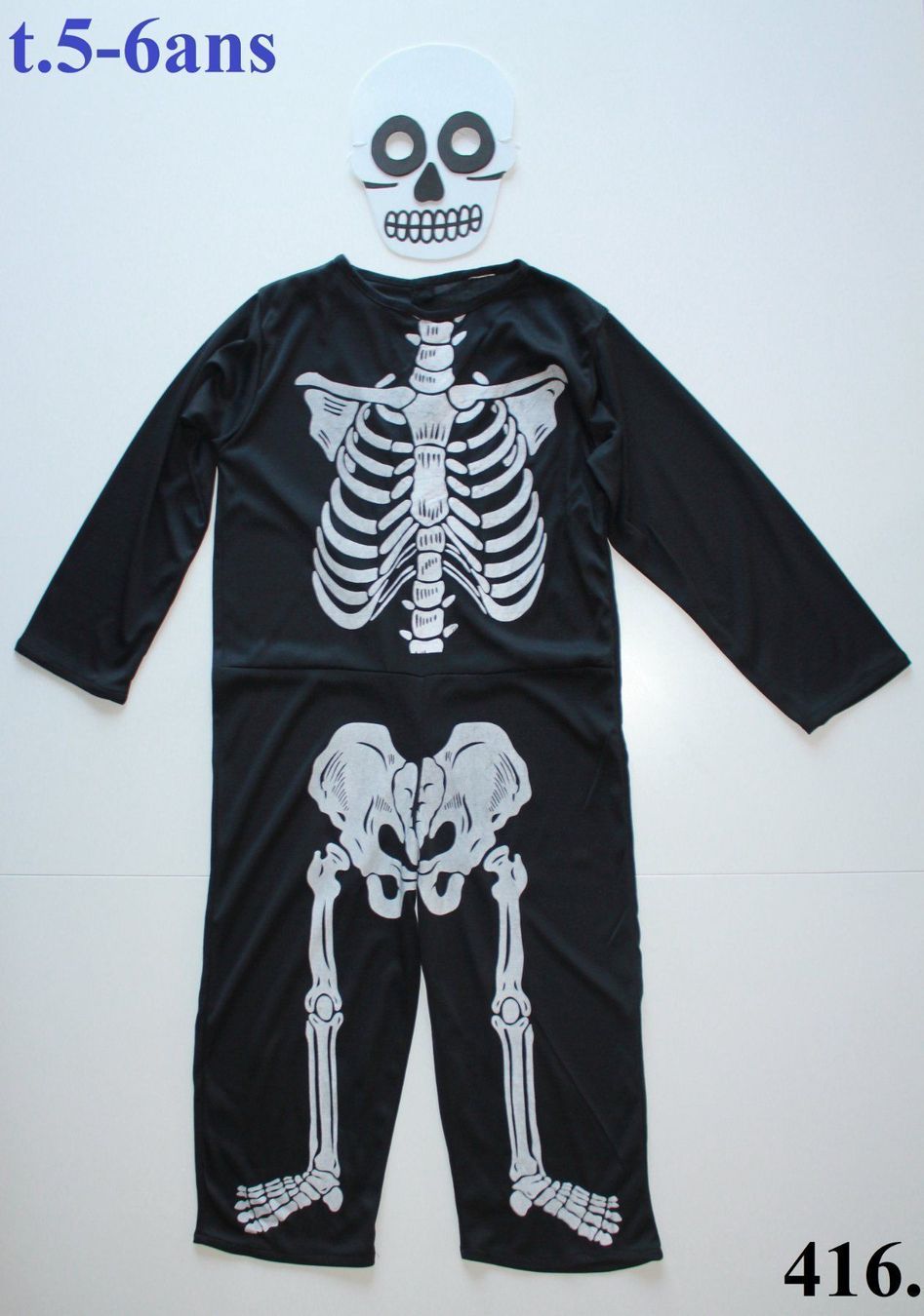 Costumi: Costume squelette / Skelett t. 5 - 6 ans – Usato da Peseux venduto da CoolShoping