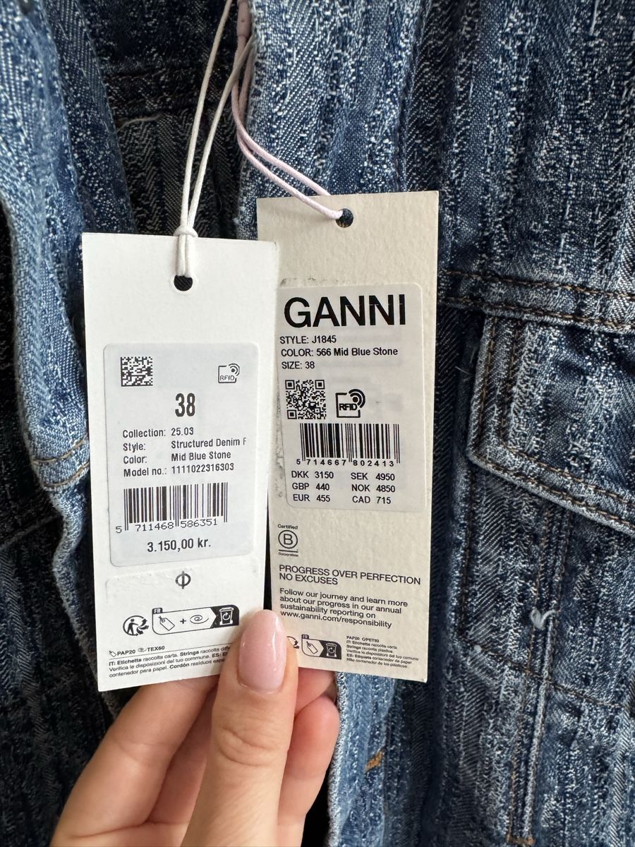 Ganni Giacche: GANNI - Jeansjacke – Nuovo e nell'imballaggio originale da Zürich venduto da nin_vv6f 1