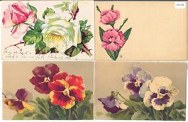 4 AK - Blumen