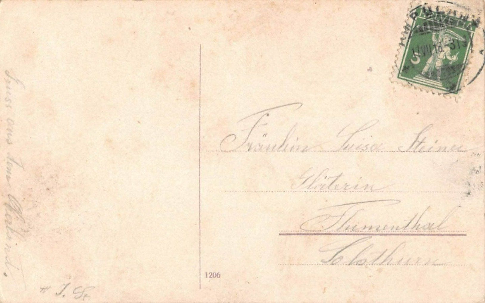 Cartoline postali: Gruss vom BLAUSEE - mit Birrenstock – Usato da Winterthur venduto da SchatzchischtliWinti 1