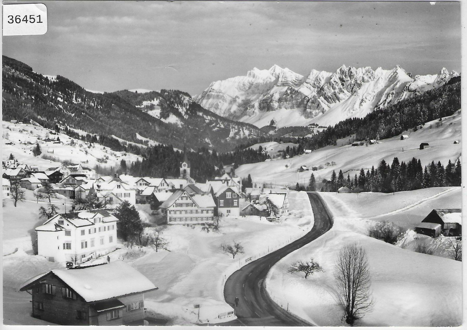 Ansichtskarten: Ennetbühl Toggenburg im Winter – Defekt aus Ettingen von Kartenplanet