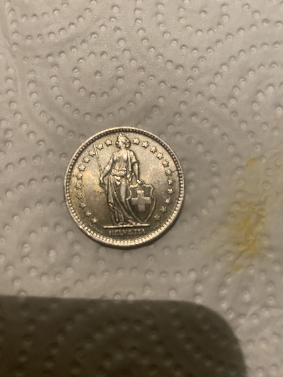 Tutti le monete: Silver munze 1 Stuck 2 Fr 1961 – Usato da Capolago venduto da Lillo22 1