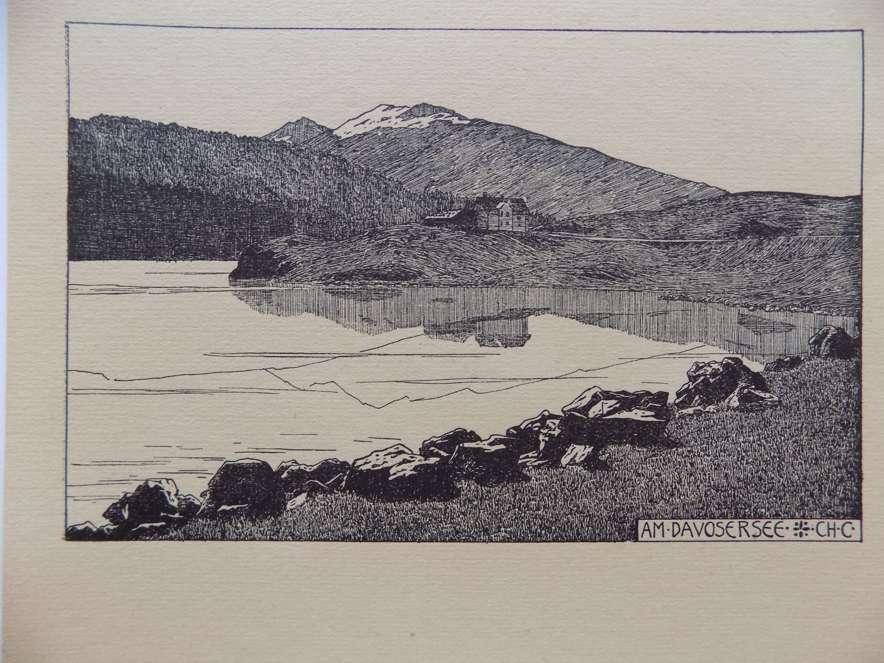 Gravures: Davosersee – D'occasion à Risch par Rischli15 1