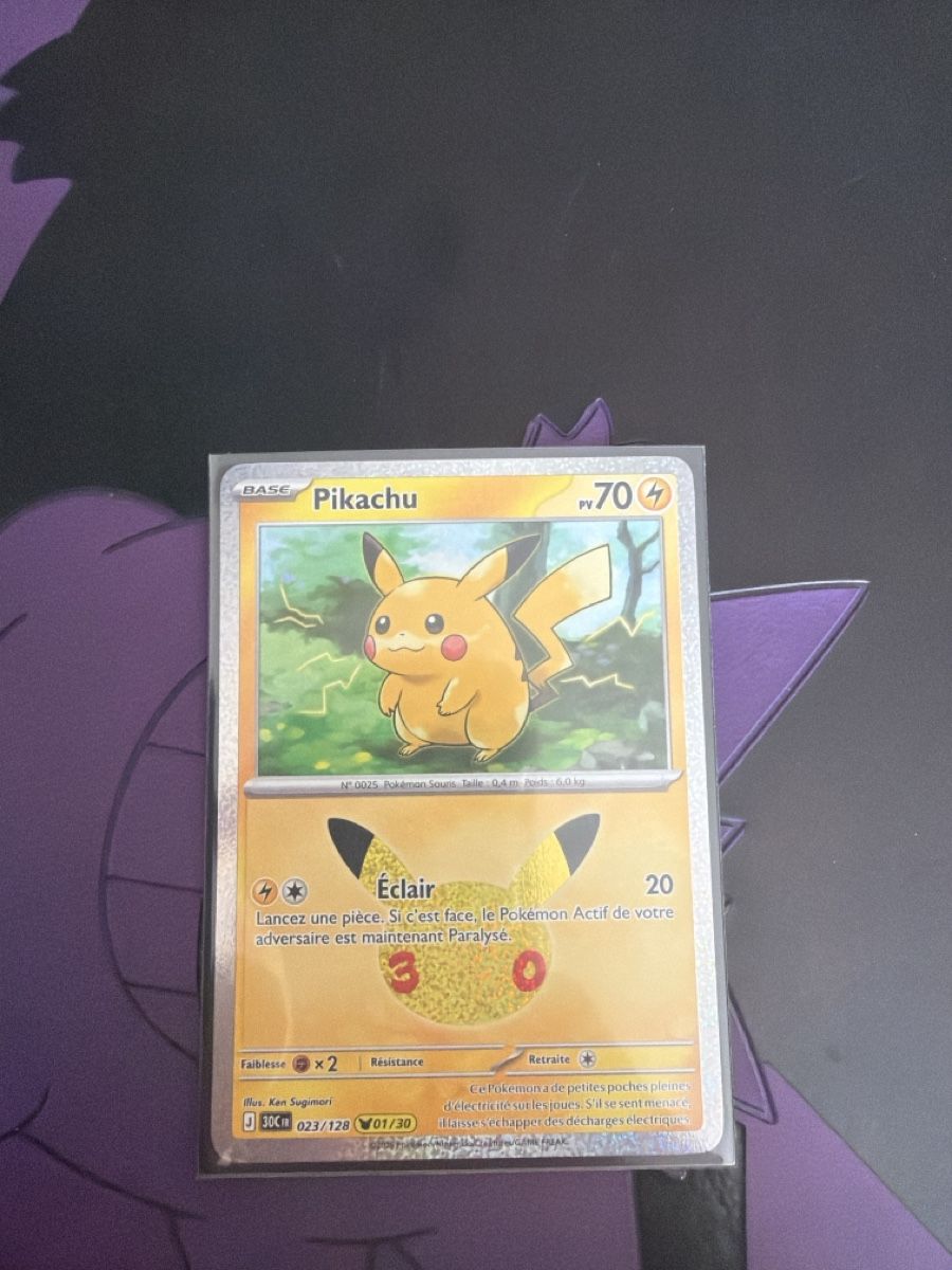 Pokémon Carte collezionabili: Pokémon 30 ans Pikachu 01/30 FR – Nuovo (secondo la descrizione) da Pensier venduto da swerrmich