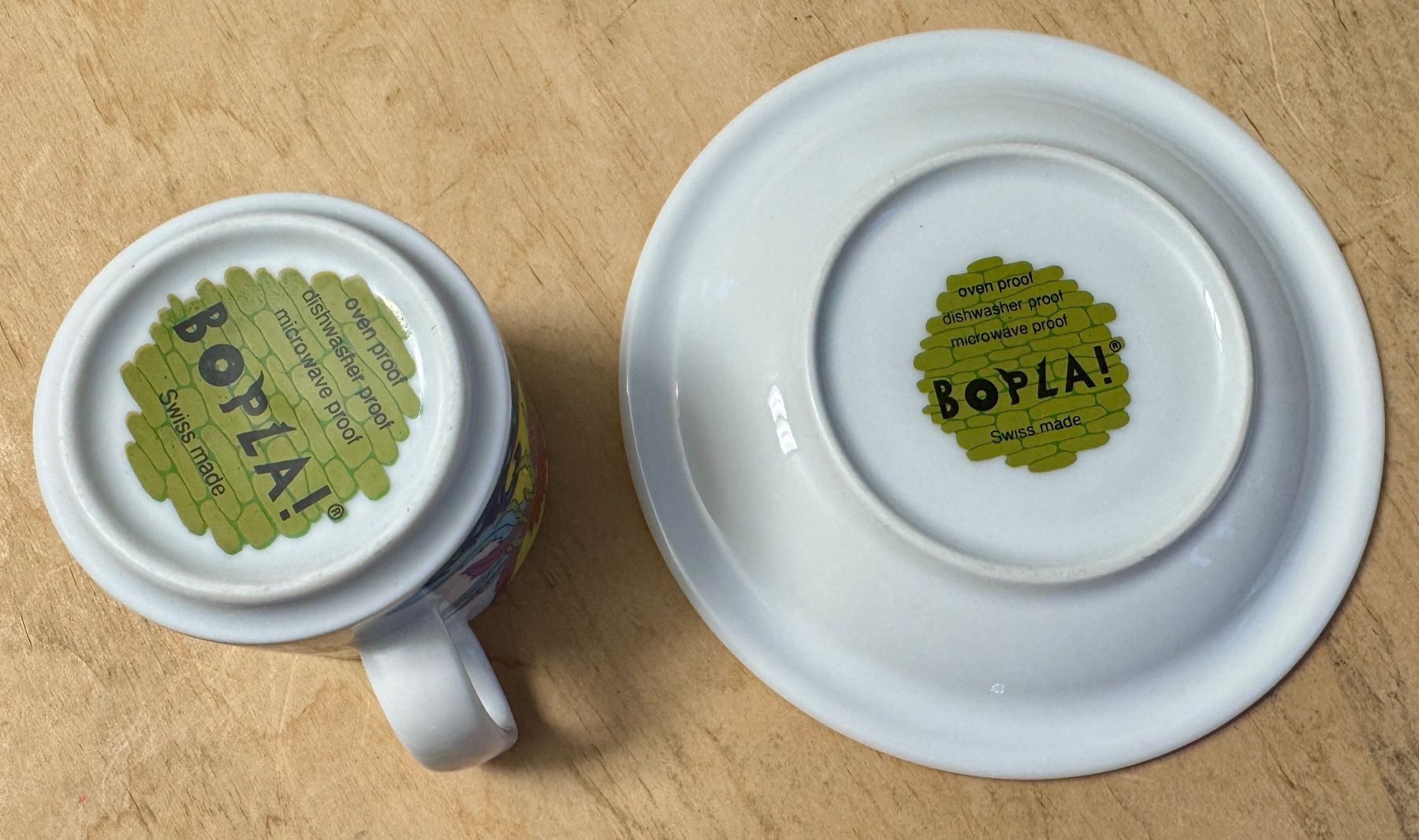 Bopla Tassen: BOPLA Langenthal Espressotasse und Unterteller – Gebraucht aus Rothrist von Luckywinner 3