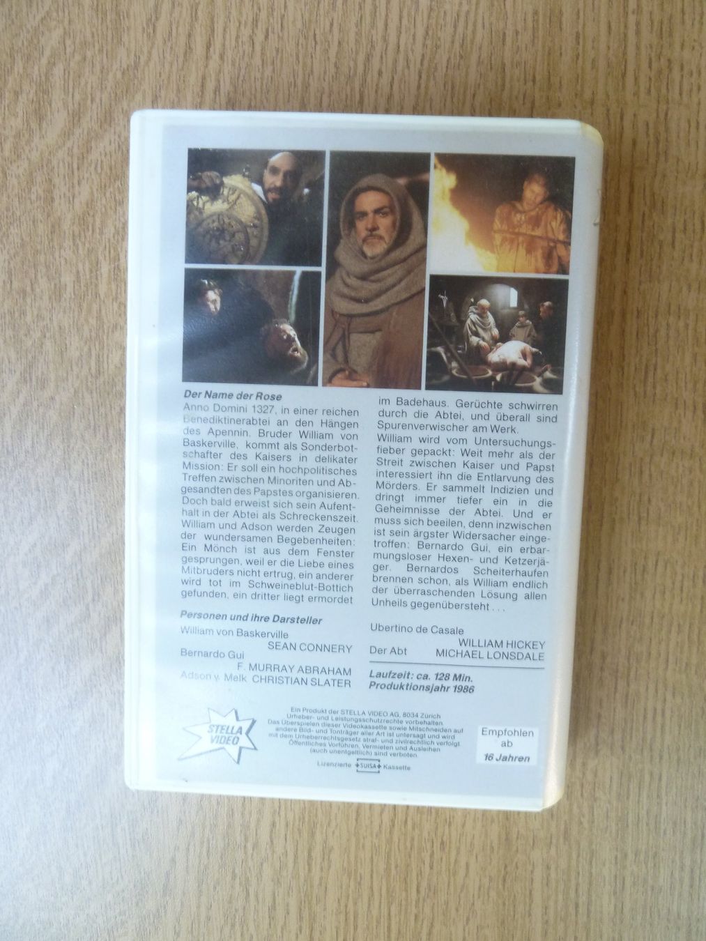Tutti i VHS: Der Name der Rose Stella VHS Video gebraucht – Usato da Rieden SG venduto da jamilau 1
