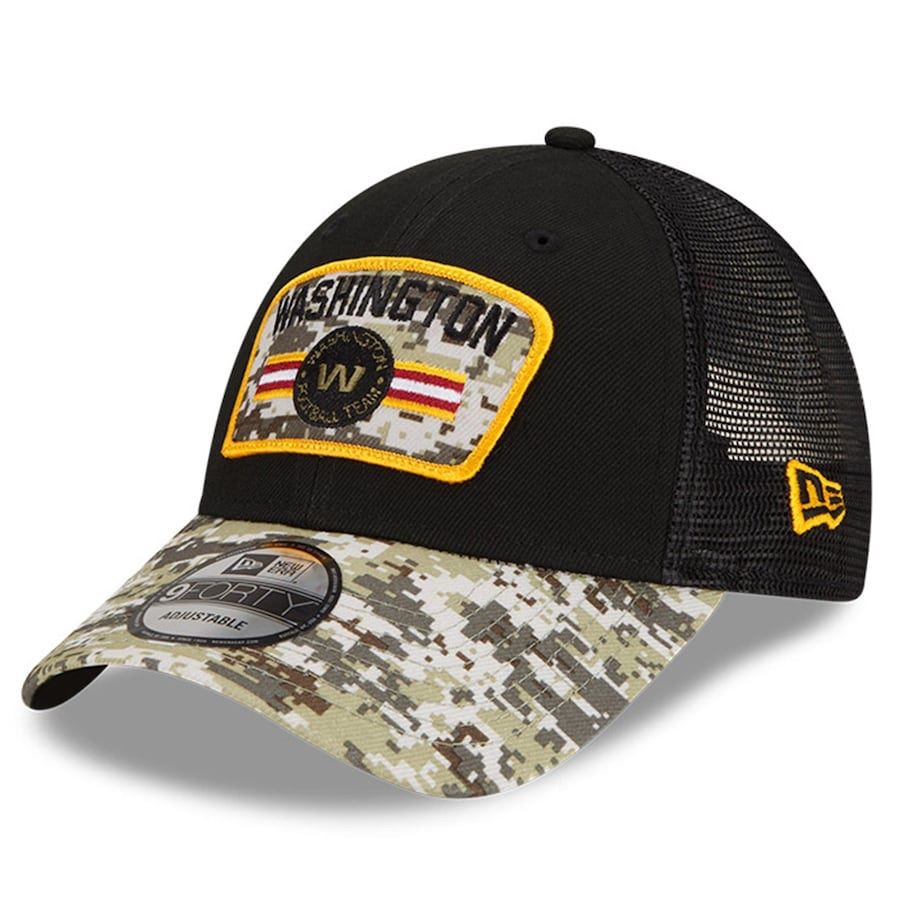 New Era Copricapi, berretti & cappellini: NFL Cap Washington Commanders schwarz/Camo, One Size neu – Nuovo e nell'imballaggio originale da Kriens venduto da Magic03