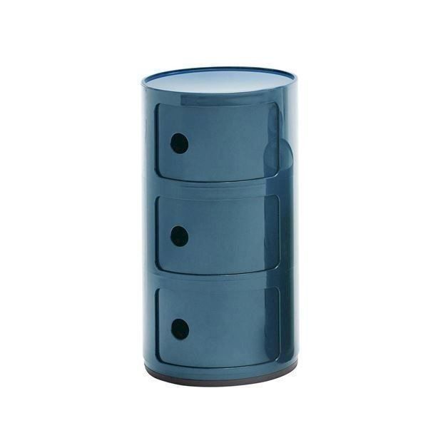 Cassettiere: Kartell Componibili 3ElementeBlau 496715 – Nuovo e nell'imballaggio originale da Bottighofen venduto da zaap
