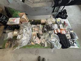 Konvolut Motorrad Ersatzteile