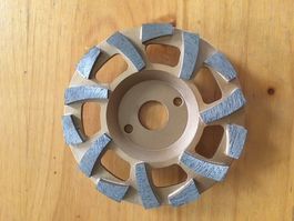 Diamant- Topfschleifscheibe gold 125mm