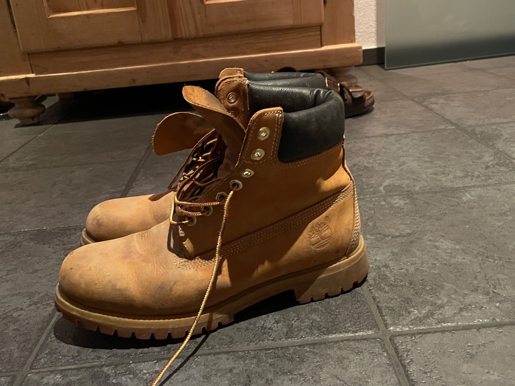 Scarpe da uomo: Timberland® Waterproof Boot for Men in Yellow – Usato da Uetikon am See venduto da Seov 3
