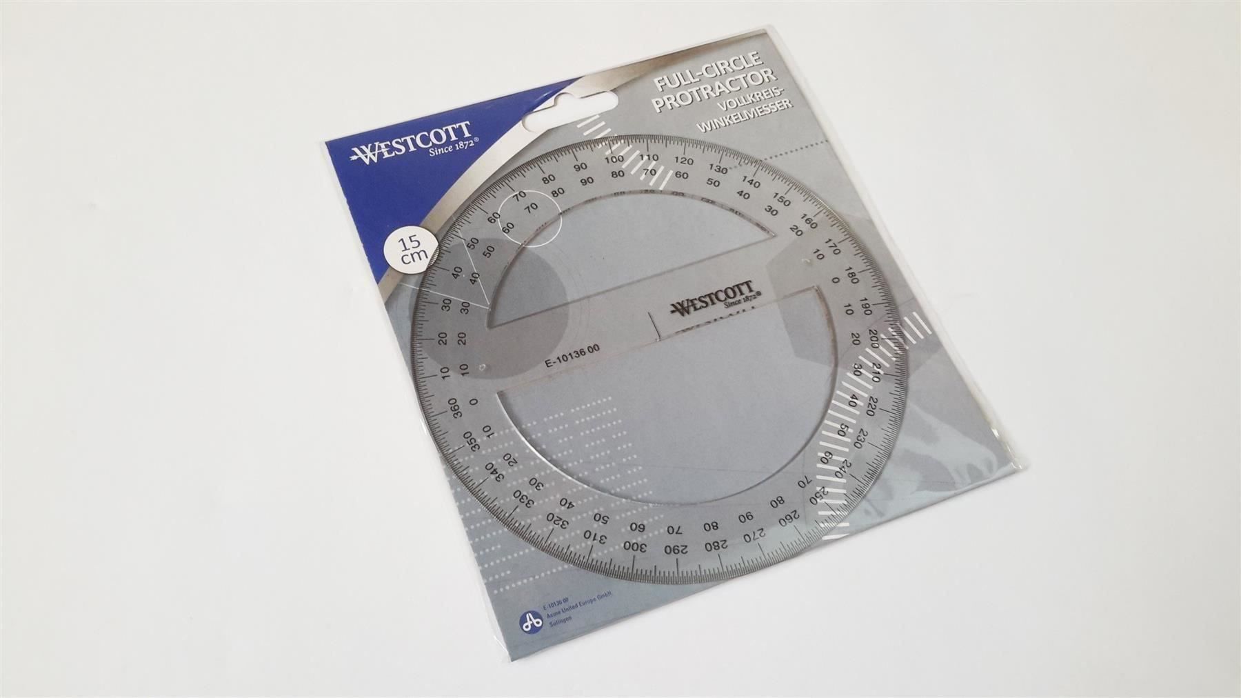 Schablonen: Schablone Winkelmesser 360 Grad, 150 mm – Neu und originalverpackt aus St. Gallen von cointec 1