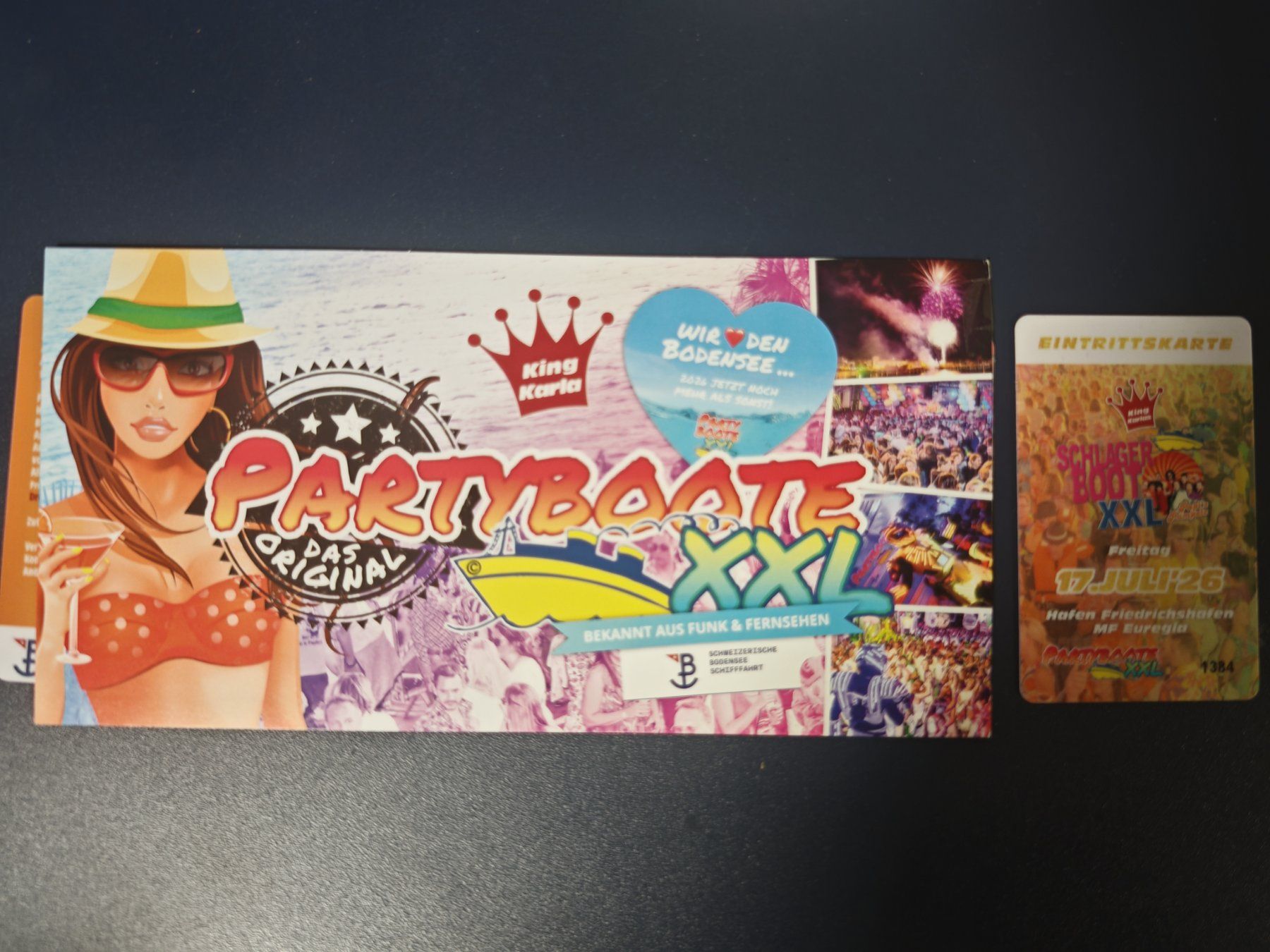 Billets: Schlagerboot XXL mit Papi's Pumpels / Freitag, 17.  Juli 26 – D'occasion à Rheinau par nirulule
