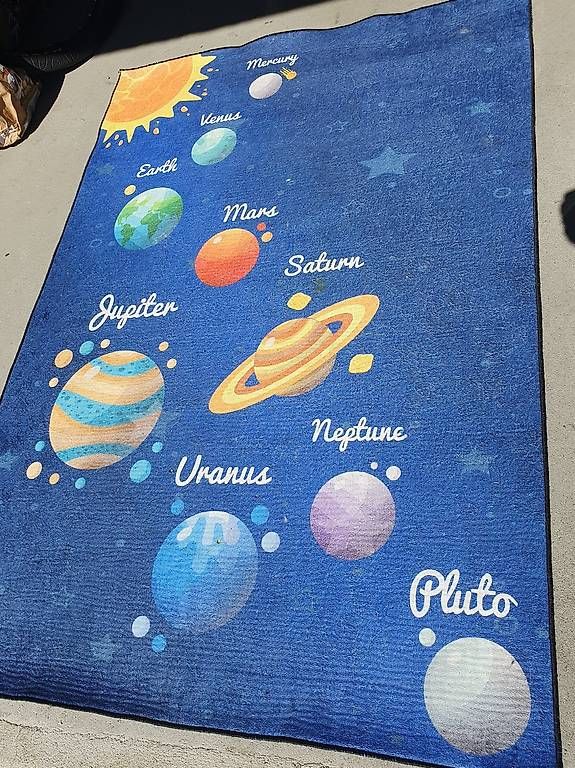 Teppiche: Tapis chambre enfant planètes – Gebraucht aus Apples von denissafrany