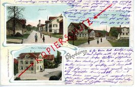 Oberbüren Neudorf Post  Litho 1906
