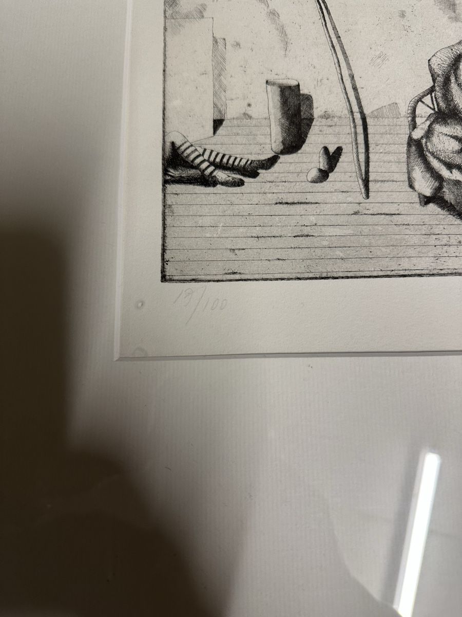 Grafica & Litografie: Lithographie A . Oswald numérotée 2/15 – Usato da Bellevue venduto da bordeaux075cl 1