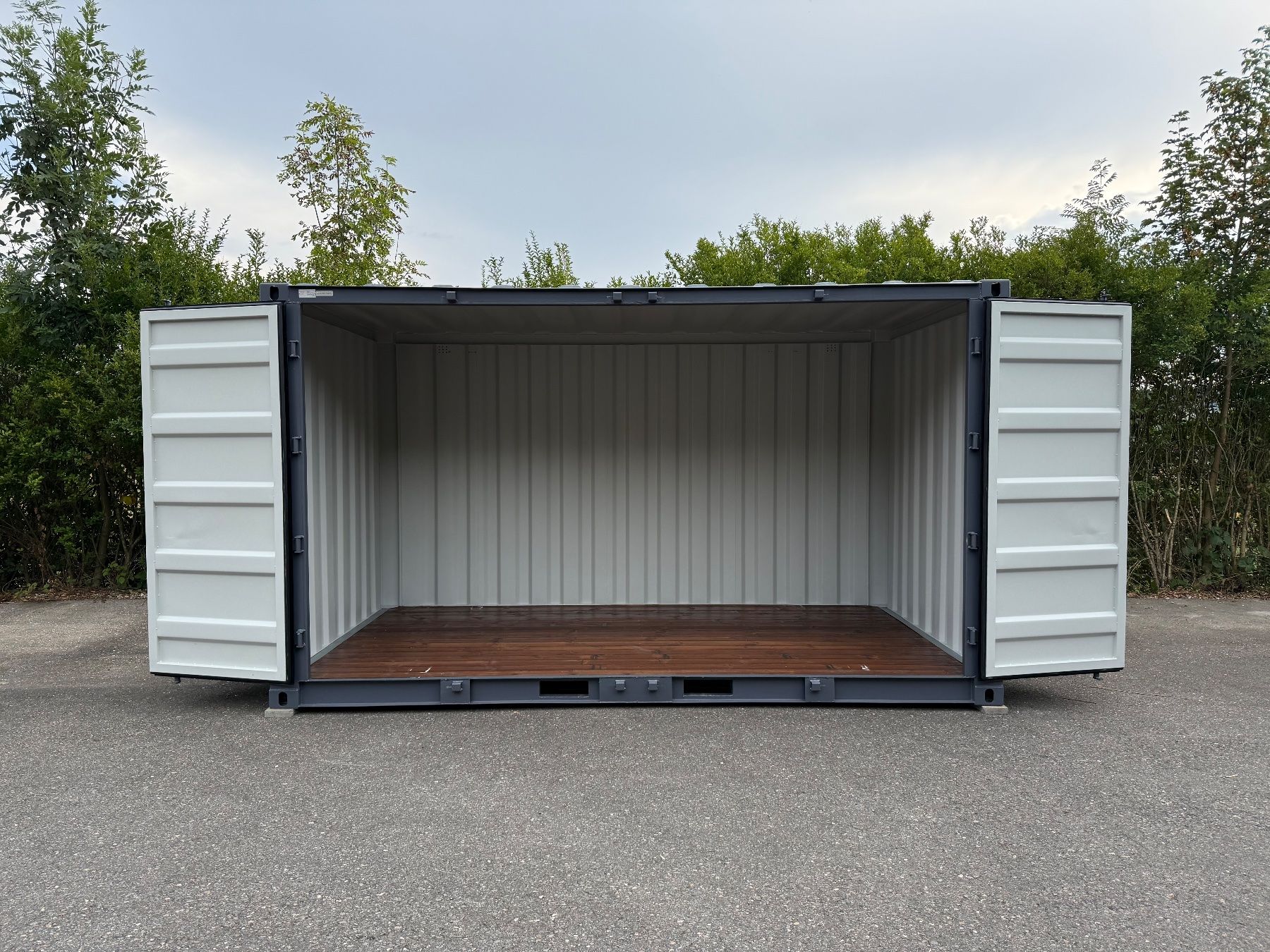 Contenitori edile: 15 Fuss Lagercontainer, Container in grau, open side – Nuovo e nell'imballaggio originale da grosswangen venduto da Poliniman0 8