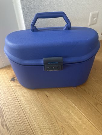 Samsonite Kosmetikkoffer blau, top Zustand für Reisen 👜