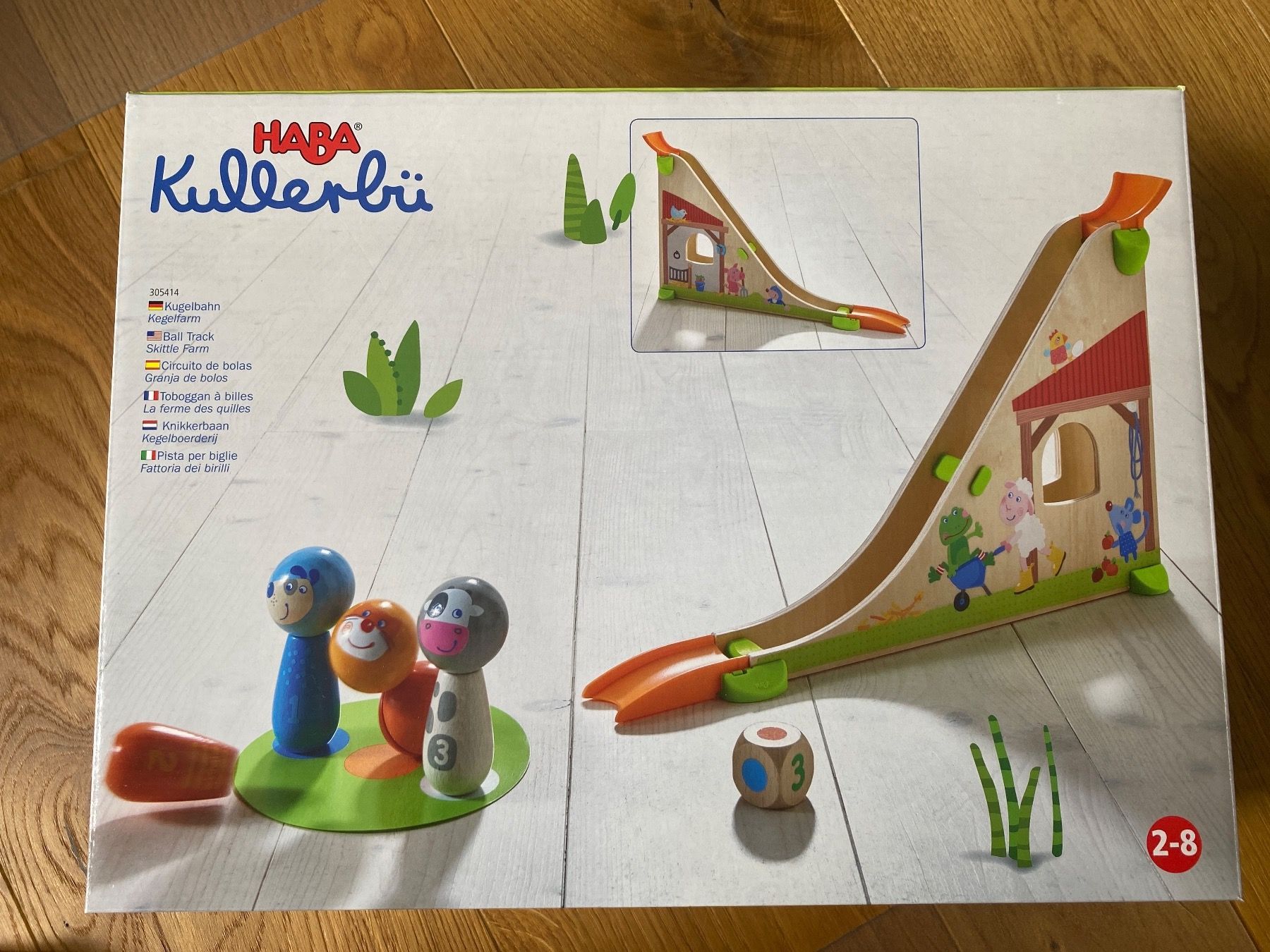Haba Spielzeuge: Haba Kullerbü Kugelbahn Kegelfarm – Gebraucht aus Emmenbrücke von taigi01