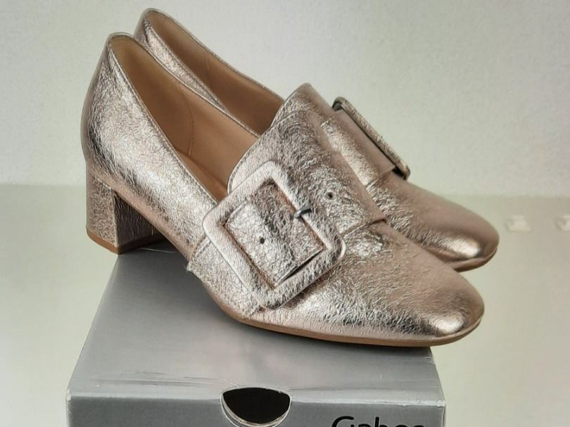 Gabor Scarpe da donna: GABOR Blockabsatz Pumps Crash Metal Gr. 37 – Nuovo e nell'imballaggio originale da Seuzach venduto da VT-Collections1 1