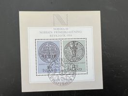Island Block 5 von 1983 Erstag (A1039)
