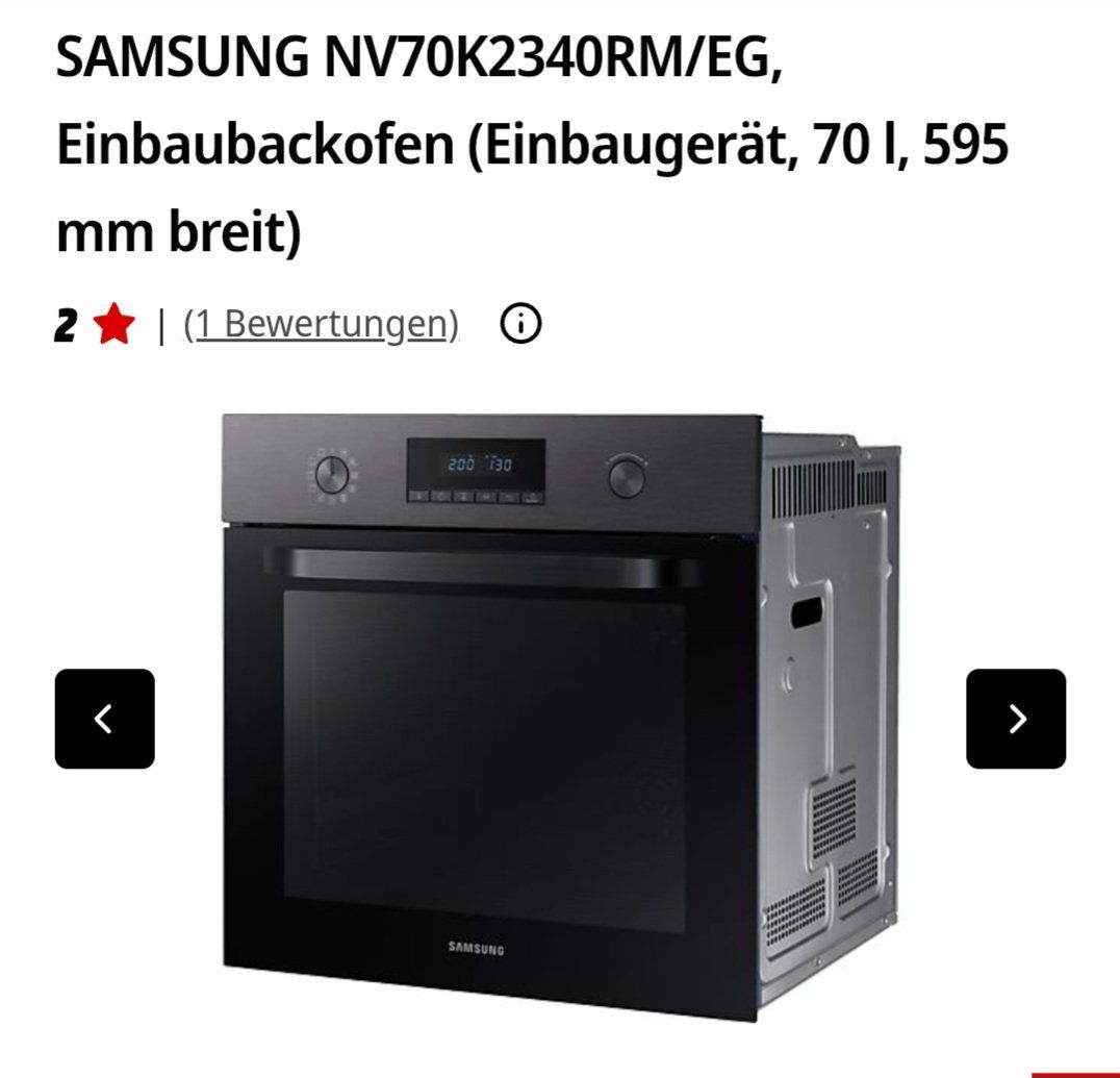 Samsung Forni: Backofen – Usato da Wittenwil venduto da jus_tg96 1