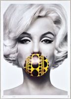 Death NYC Ltd Ed Pop Art Druck " Kusama Bubble Gum Monroe