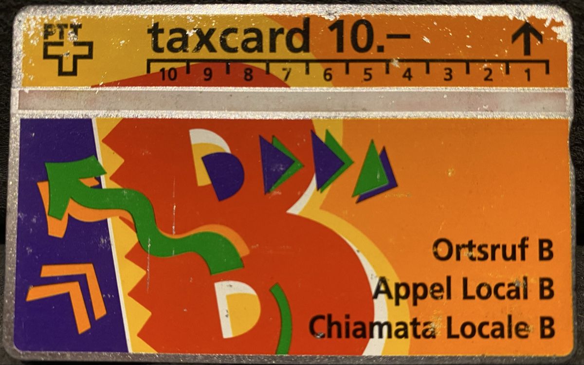 Schede telefoniche: Taxcard 206B – Usato da Lausanne venduto da babacard10