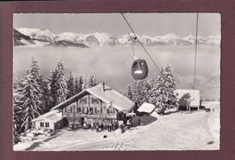 Gondelbahn ZWEISIMMEN-RINDERBERG - Skihaus - 1962