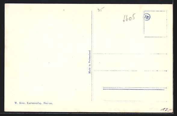 Cartoline postali: Herisau-Wilen, Blick über die Dächer m – Usato da Berlin venduto da bartko-reher 1