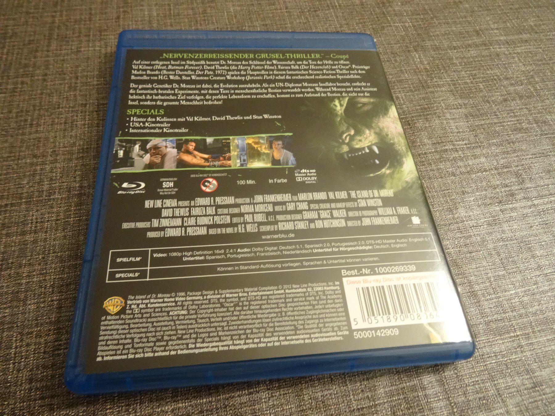 Tous les DVDs: Blu-ray DNA Experiment des Wahnsinns – D'occasion à Olten par Disc-Verkauf 2