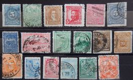 Uruguay Lot mit alten Werten XIV