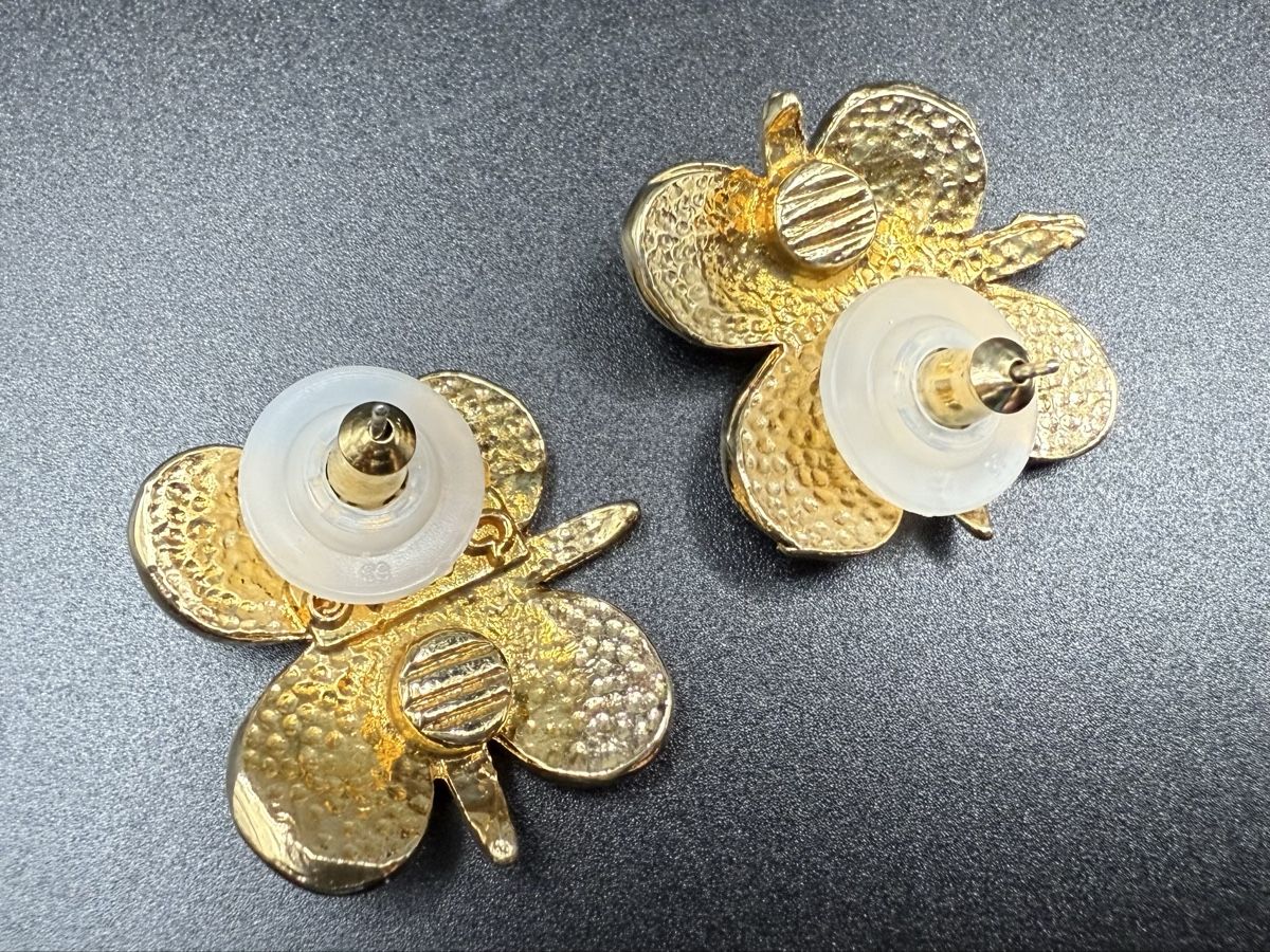 Orecchini pendenti & Orecchini a lobo: Vintage-Ohrringe Goldfarben – Usato da Lamone venduto da LaCantinaMagica 7