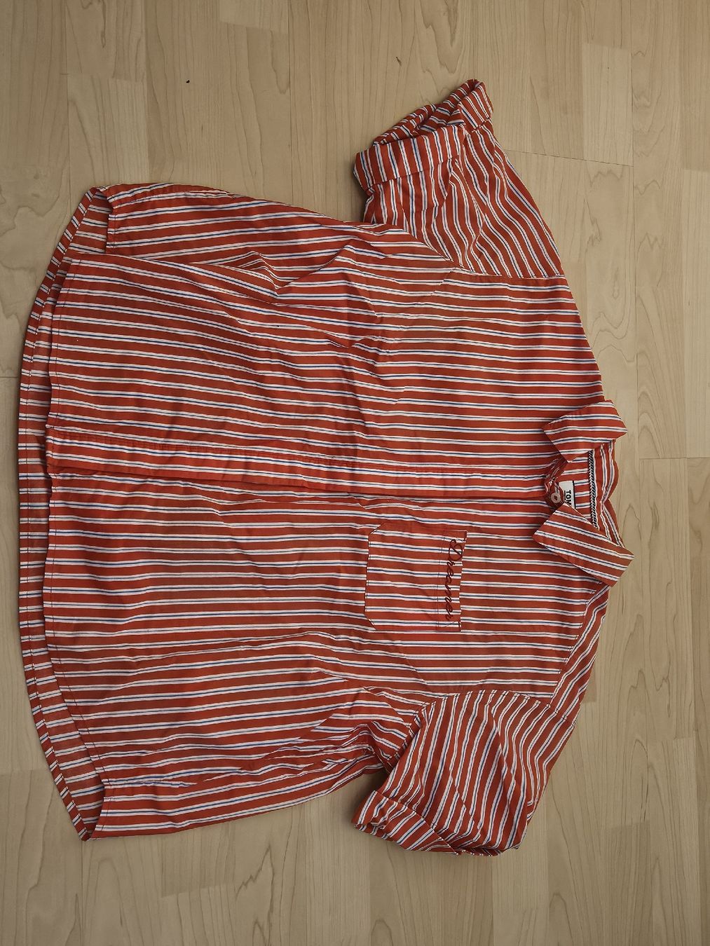 Camicette: Tommy Jeans Hemd rot-weiss gestreift Grösse S – Usato da Jonen venduto da Airspeed