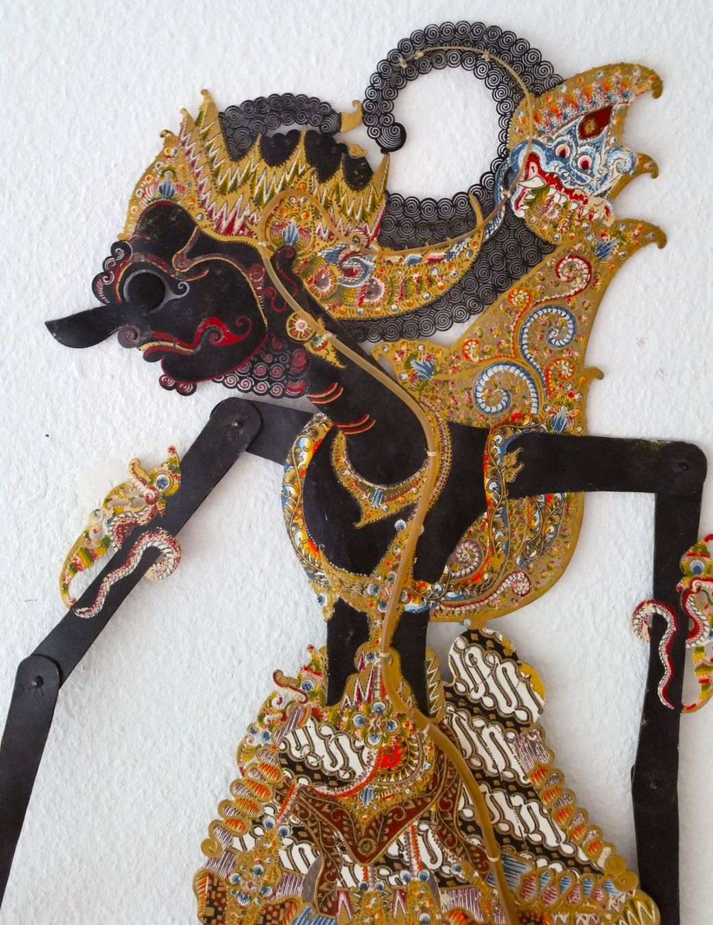 Statuette: Wayang Kulit Schattenspielfigur, Java / Indonesien 1950-80 – Usato da Oberriet SG venduto da ganesh435 6