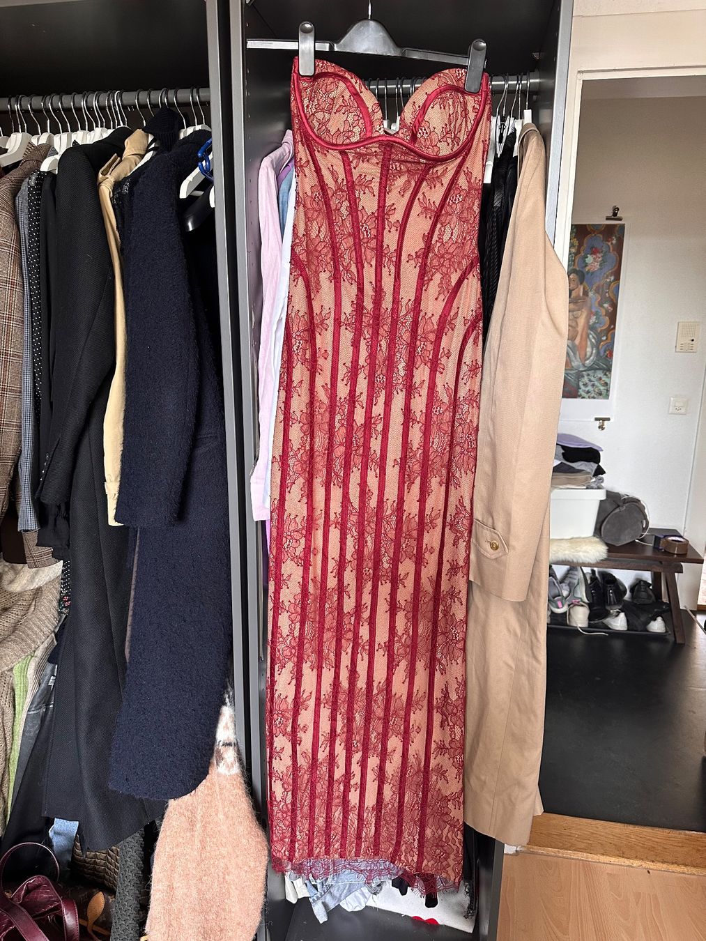Vestiti: Abendkleid Rot Spitze – Nuovo (secondo la descrizione) da Zürich venduto da Naohmyxraphaela 4