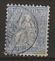 CH041 - Helvetia assise 41 obl.
