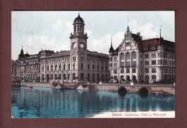 ZÜRICH - Stadthaus - Post - 1909