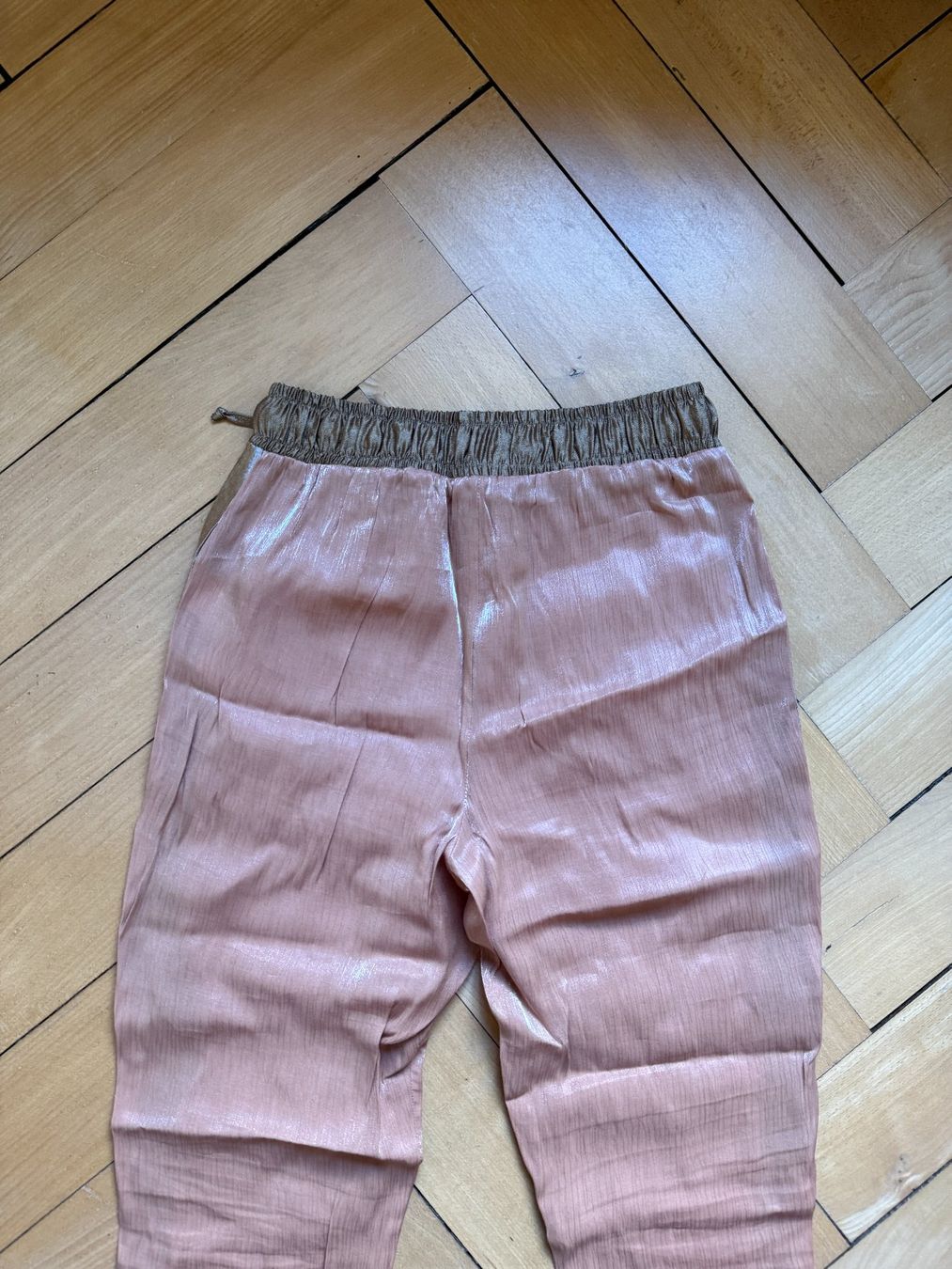 Zara Pantaloni: ZARA - Hose altrosa glitzernd S – Usato da Zürich venduto da Diazaio 2