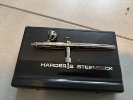 Airbrush Set Harder & Steenbeck mit Crystal Air Kompressor